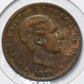 Spain 1879 5 Centimos 193177 combine shipping