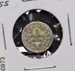 Netherlands 1855 5 Cents  900973 combine shipping