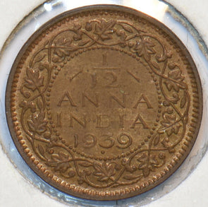 British India 1939 1/12 Anna 194518 combine shipping