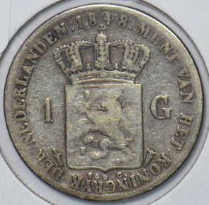 Netherlands 1848 Gulden 240163 combine shipping