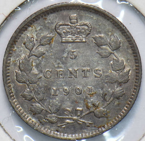 Canada 1901 5 Cents 490241 combine shipping