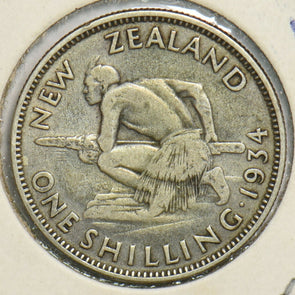 New Zealand 1934 Shilling 153235 combine shipping