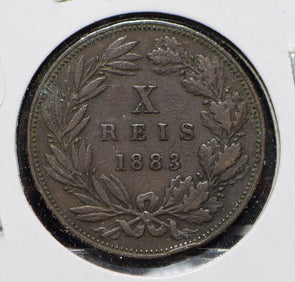 Portugal 1883 10 Reis  150309 combine shipping