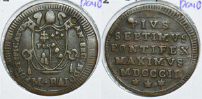 Vatican 1802 1/2 Baiocco Italy 299124 combine shipping