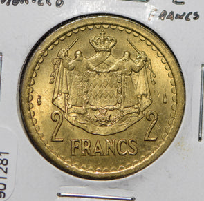 Monaco 1945 2 Francs  901281 combine shipping