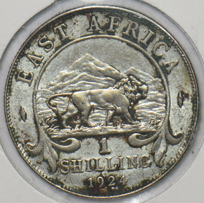 East Africa 1924 Shilling Lion animal 151414 combine shipping