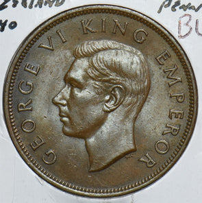 New Zealand 1940 Penny BU Tui bird 241141 combine shipping