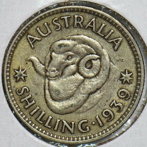 Australia 1939 Shilling Ram animal 152947 combine shipping