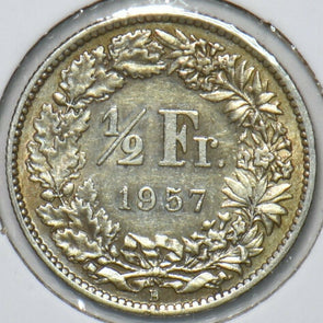 Switzerland 1957 1/2 Franc 151159 combine shipping