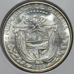 Panama 1953 1/2 Balboa 296323 combine shipping