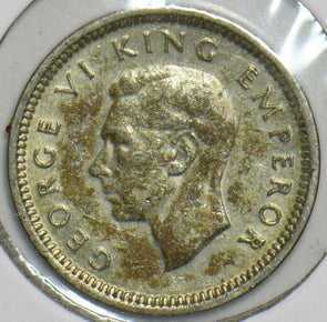 New Zealand 1937 3 Pence 903672 combine shipping
