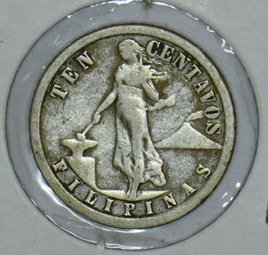 Philippines 1921 Lady Posing 10 Centavos Eagle animal 290883 combine shipping