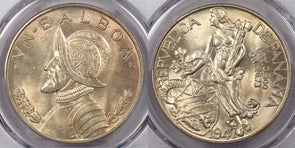 Panama 1947 Balboa PCGS MS 64 PC1439 combine shipping