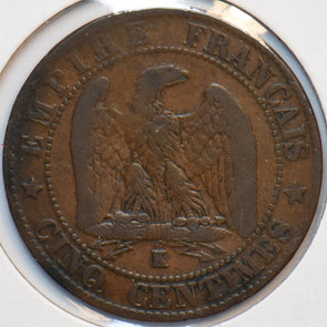 France 1862 K 5 Centimes Eagle animal 900600 combine shipping