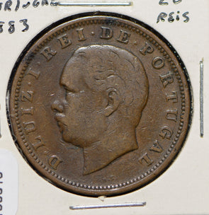 Portugal 1883 20 Reis  150319 combine shipping