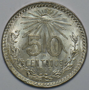 Mexico 1945 50 Centavos Eagle animal 193556 combine shipping