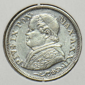 Vatican 1868 10 Soldi City 295740 combine shipping