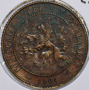 Netherlands 1904 2 1/2 Cents 196553 combine shipping