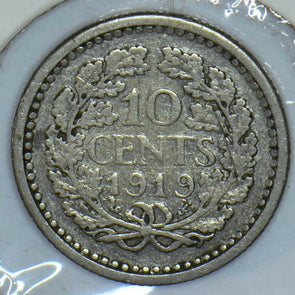 Netherlands 1919 10 Cents 291360 combine shipping