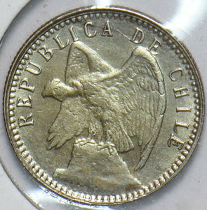 Chile 1910 5 Centavos Vulture animal 293300 combine shipping