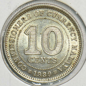Malaya 1939 10 Cents 0 240828 combine shipping