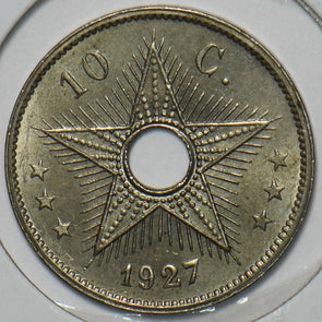 Belgium Congo 1927 10 Centimes 297277 combine shipping