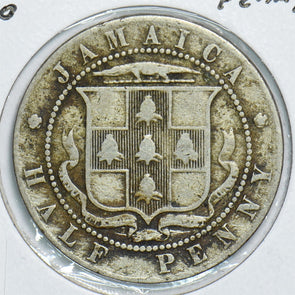Jamaica 1920 1/2 Penny 198632 combine shipping