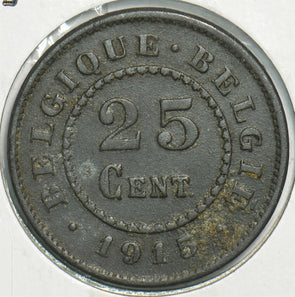 Belgium 1915 25 Centimes 298545 combine shipping