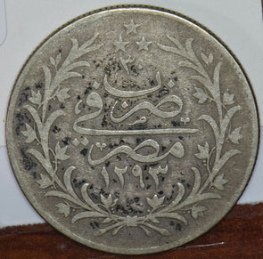 Egypt 1904 AH 1293/30 20 Qirsh 490029 combine shipping