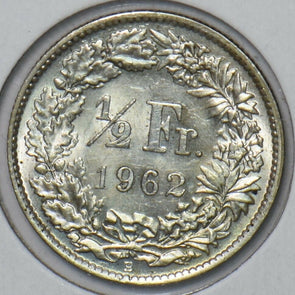 Switzerland 1962 1/2 Franc 295559 combine shipping