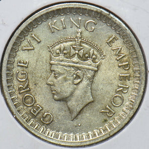 British India 1944 1/2 Rupee 194211 combine shipping