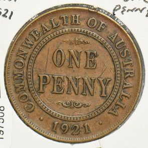 Australia 1921 Penny 197508 combine shipping