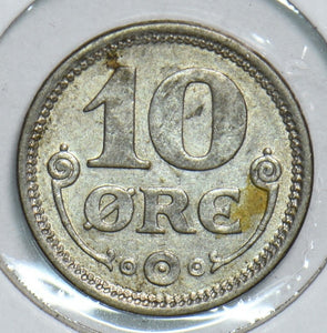 Denmark 1918 10 Ore 198287 combine shipping