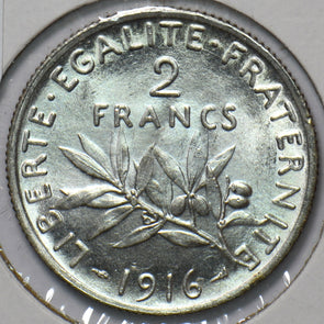 France 1916 2 Francs 294285 combine shipping