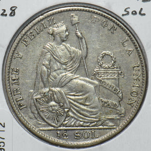 Peru 1928 1/2 Sol 295712 combine shipping