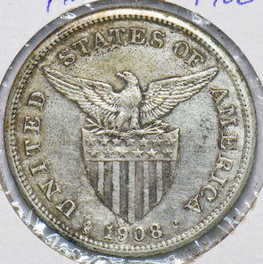 Philippines 1908 S Peso Eagle animal 490193 combine shipping