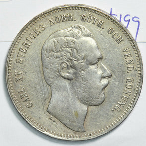 Sweden 1866 4 Riksdaler S0330 combine shipping