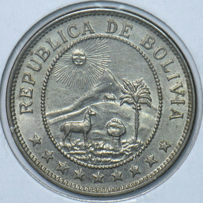 Bolivia 1939 50 Centavos 295614 combine shipping