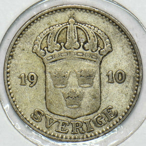 Sweden 1910 25 Ore 152818 combine shipping