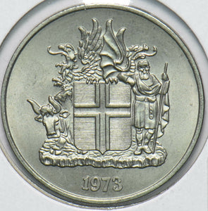 Iceland 1973 10 Kronur Dragon animal Bull 192349 combine shipping