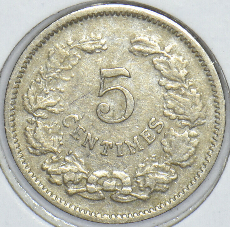 Luxembourg 1901 5 Centimes 291238 combine shipping