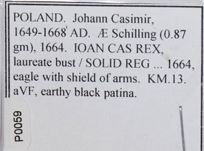 Poland 1664  Schilling  P0059 combine shipping