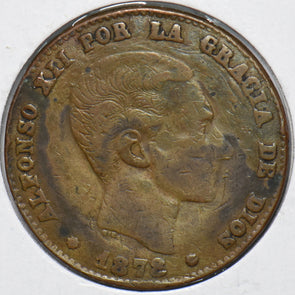 Spain 1872 10 Centimos 902492 combine shipping