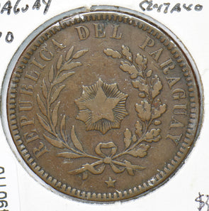 Paraguay 1870 2 Centavos 490110 combine shipping