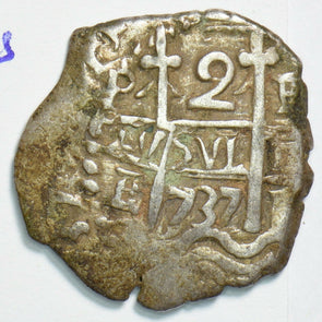 Bolivia 1737 2 Reales B0152 combine shipping