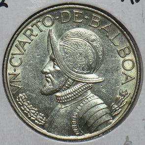Panama 1962 Silver 1/4 Balboa 292644 combine shipping