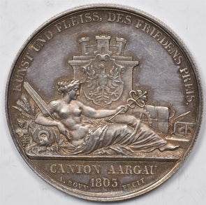 Switzerland 1849 Shooting Medal Aargav-Aarau S0342 combine shipping