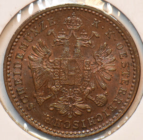 Austria 1881 Kreuzer Eagle animal 294587 combine shipping