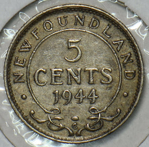 Canada 1944 5 Cents 286.504 minted 152127 combine shipping