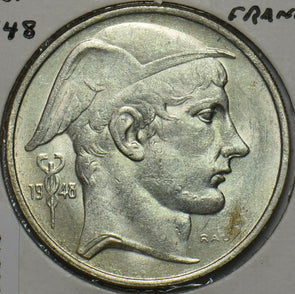 Belgium 1948 50 Francs Lion animal 296840 combine shipping